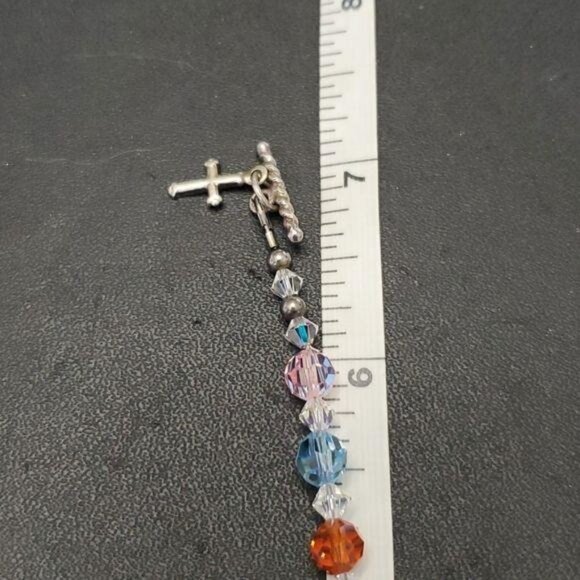 *Sale* Multi colored crystal bracelet - Picture 11 of 12